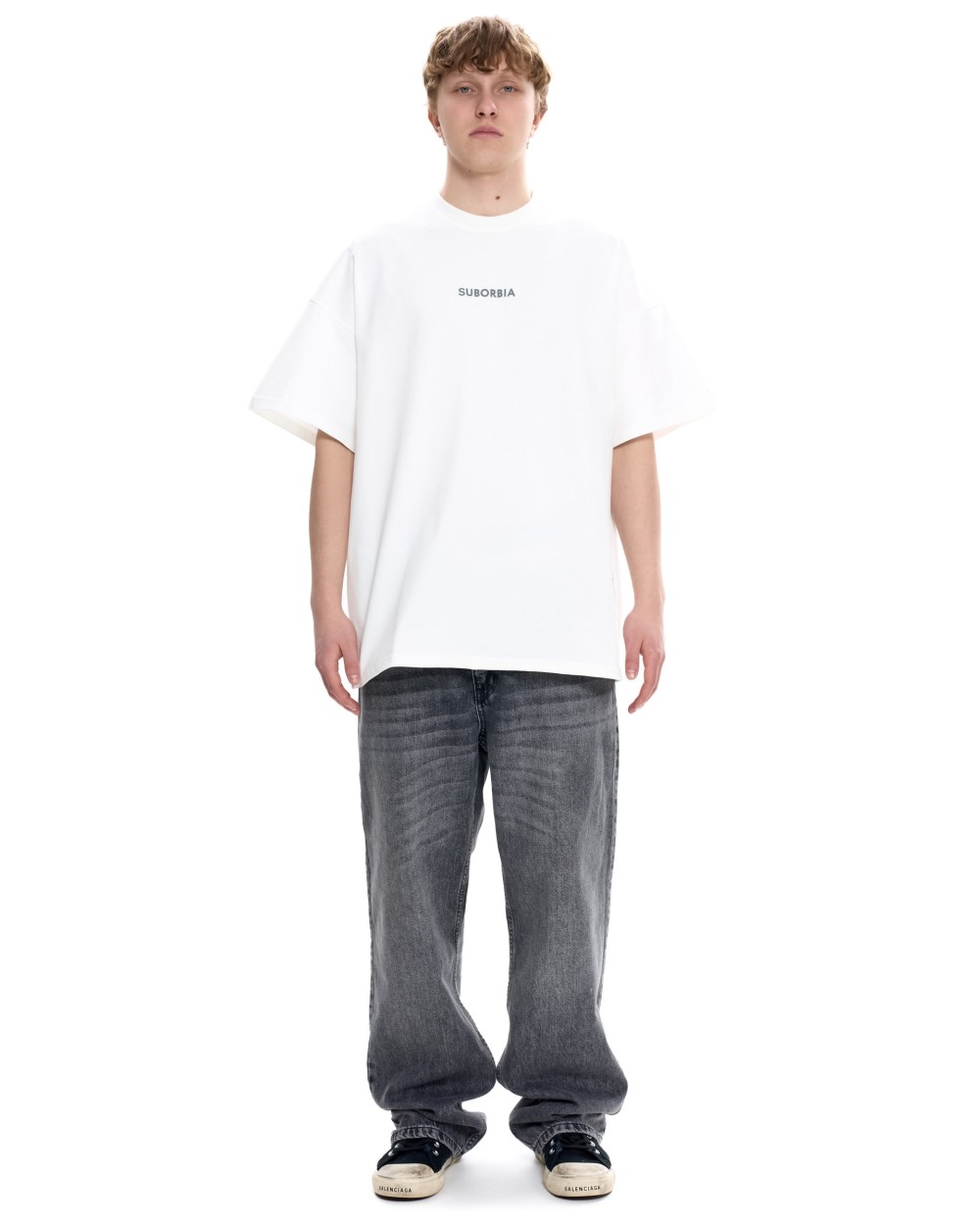 Футболка GATE MEN White-Grey