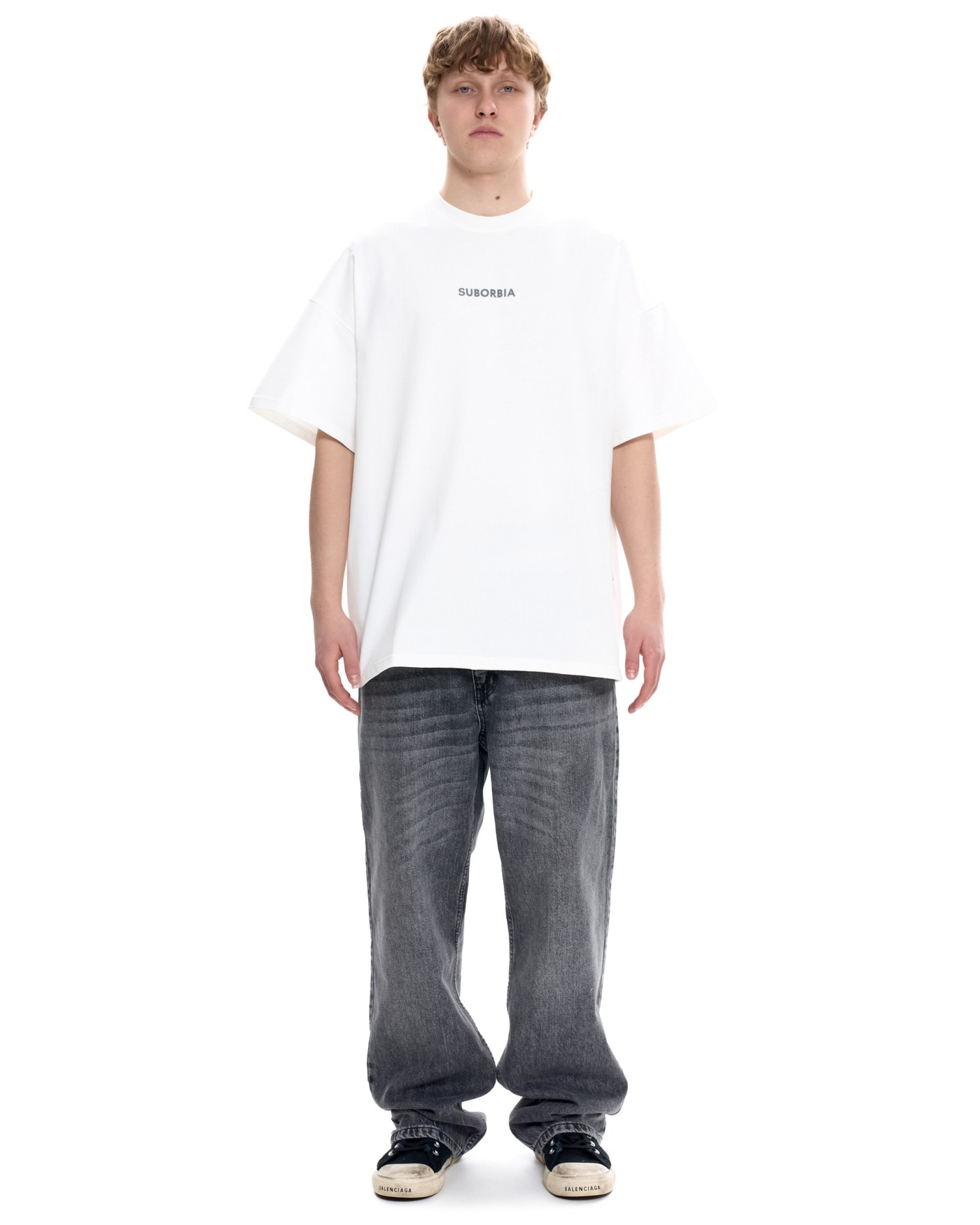 Футболка GATE MEN White-Grey