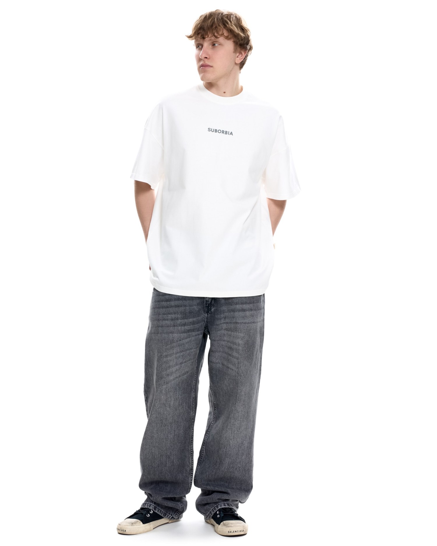 Футболка GATE MEN White-Grey