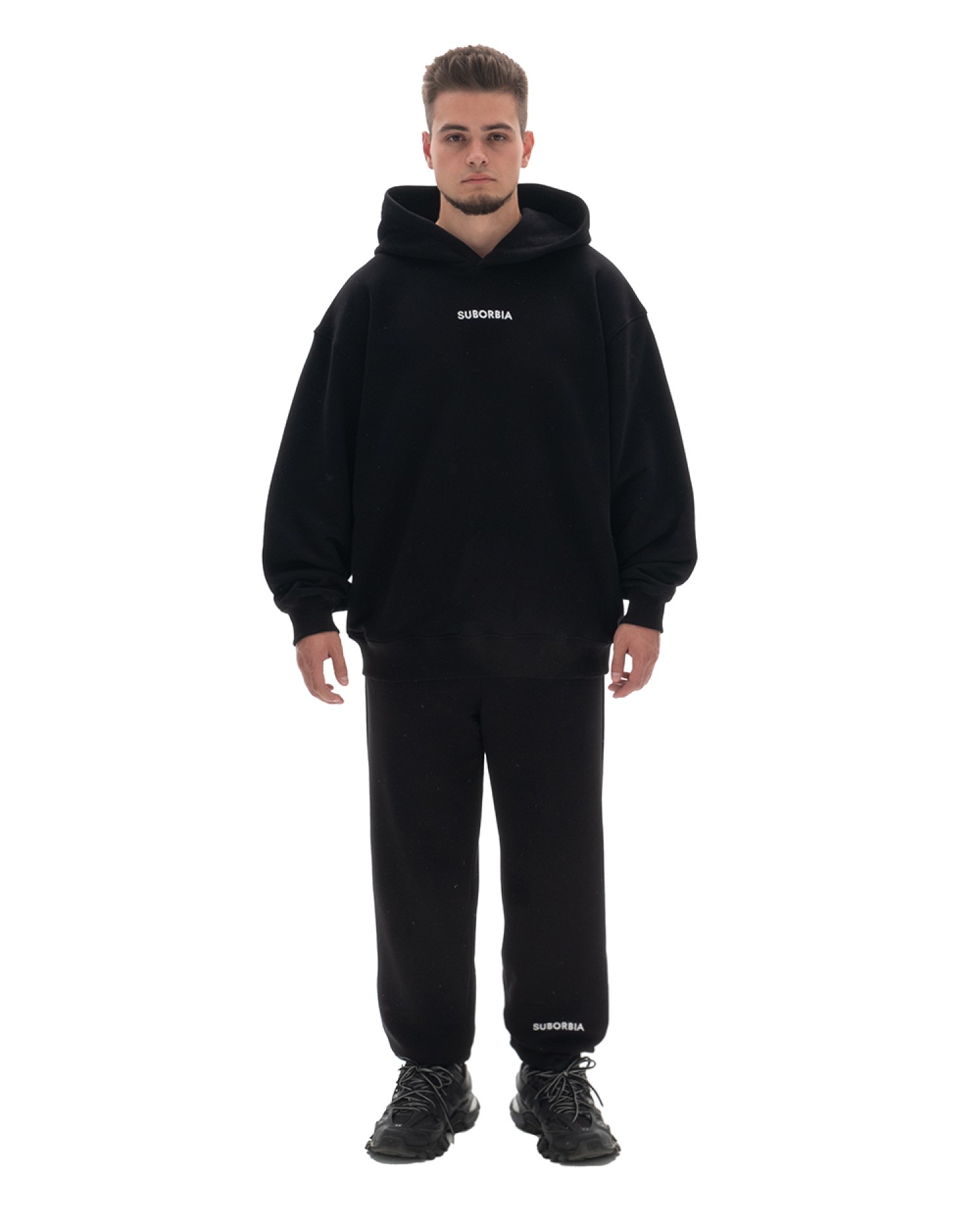 Костюм GATE BASIC 01 с худи MEN (Black)