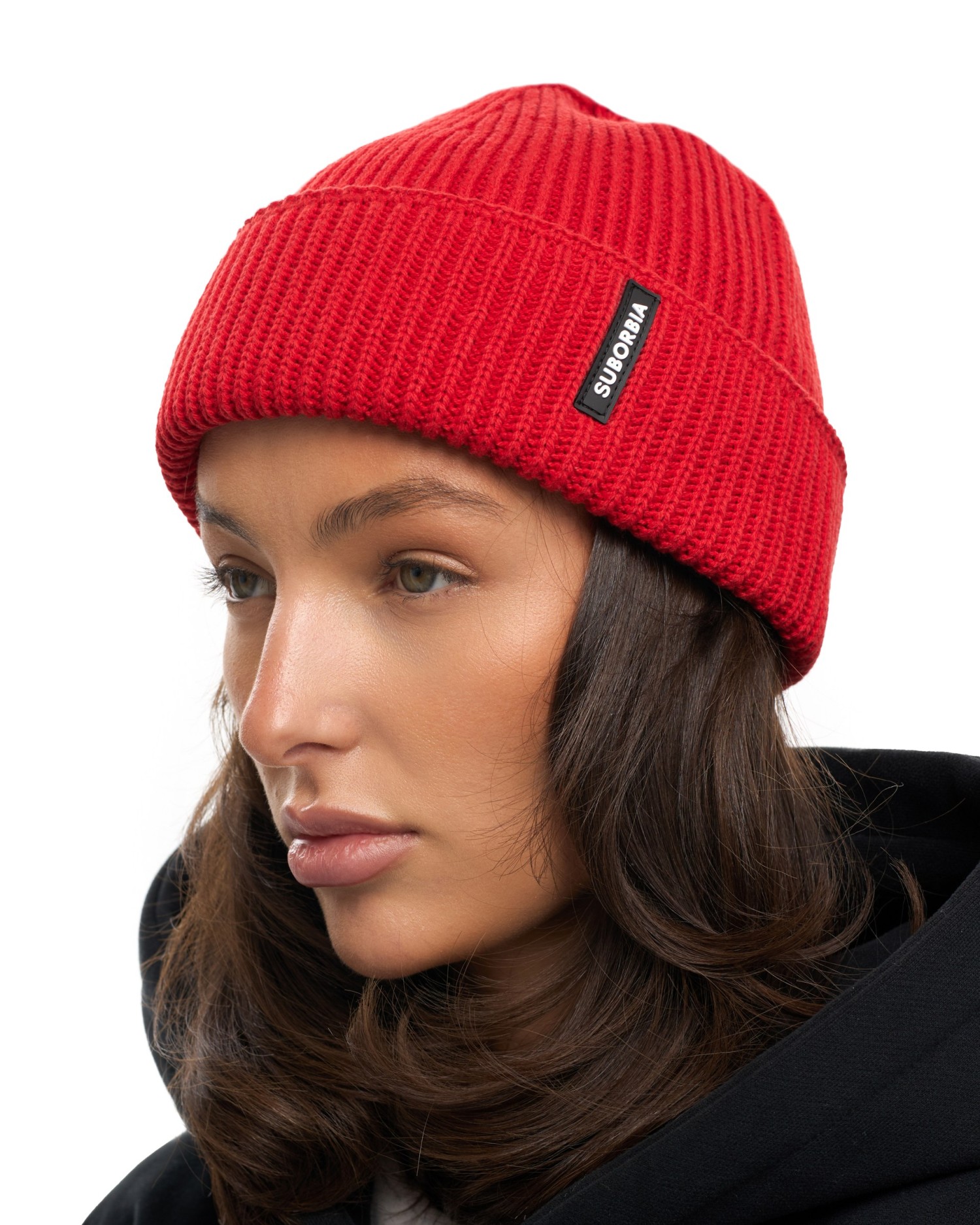 Шапка бини SUBORBIA Red