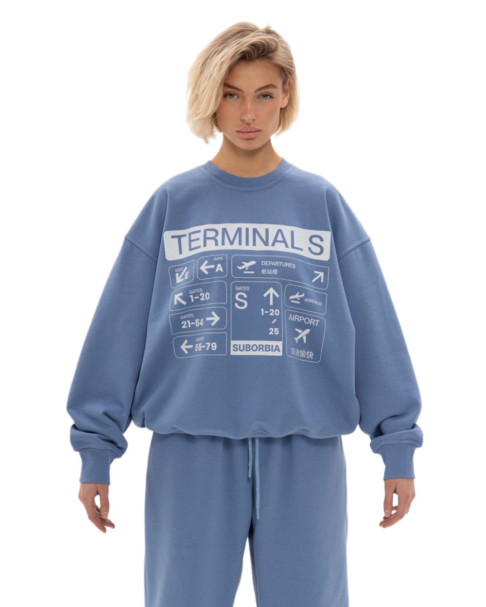 Свитшот TERMINAL S elemental blue