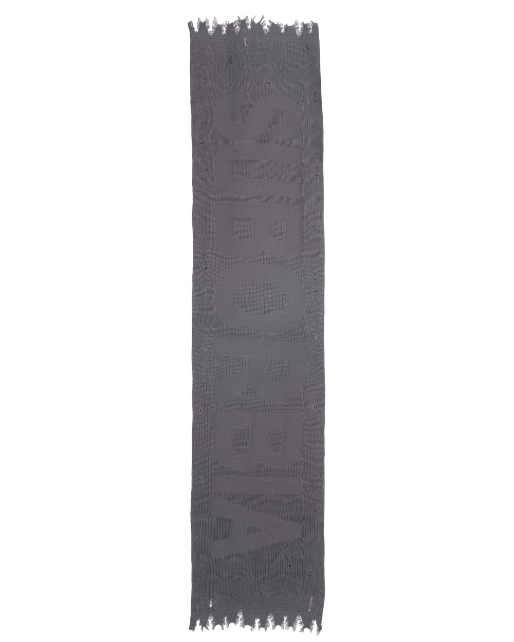 Шарф KNITTED TORN Graphite