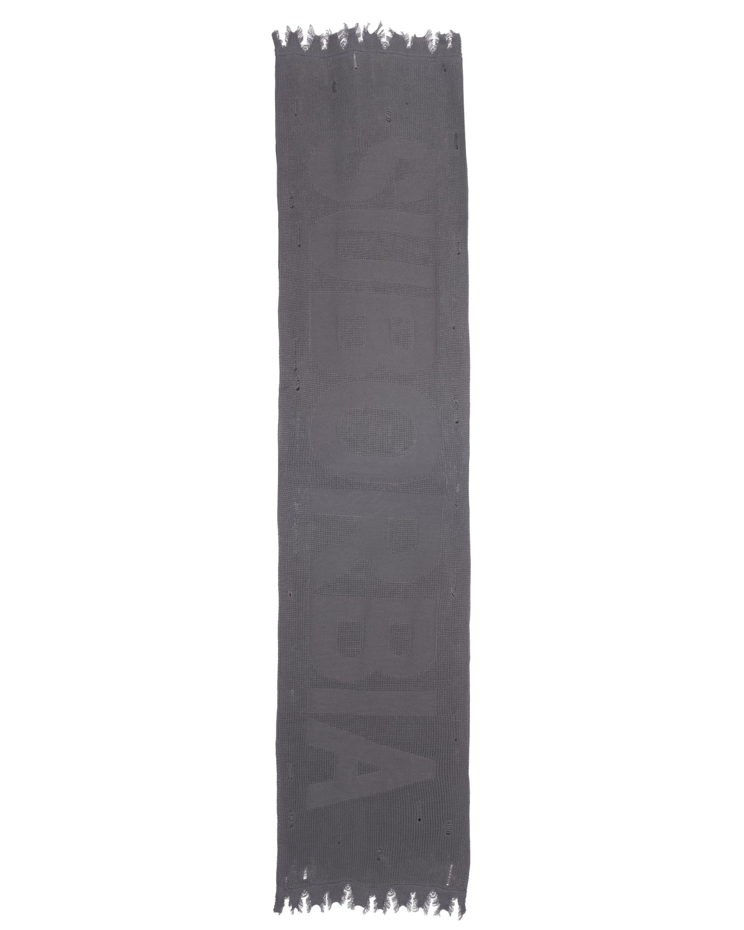 Шарф KNITTED TORN Graphite