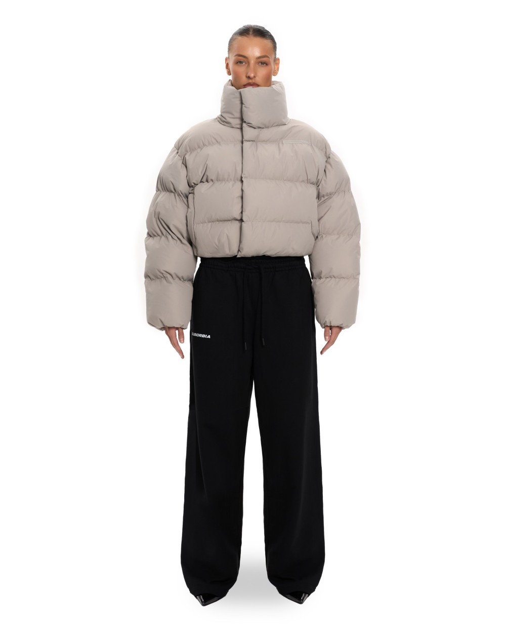 Пуховик ANG mini Taupe