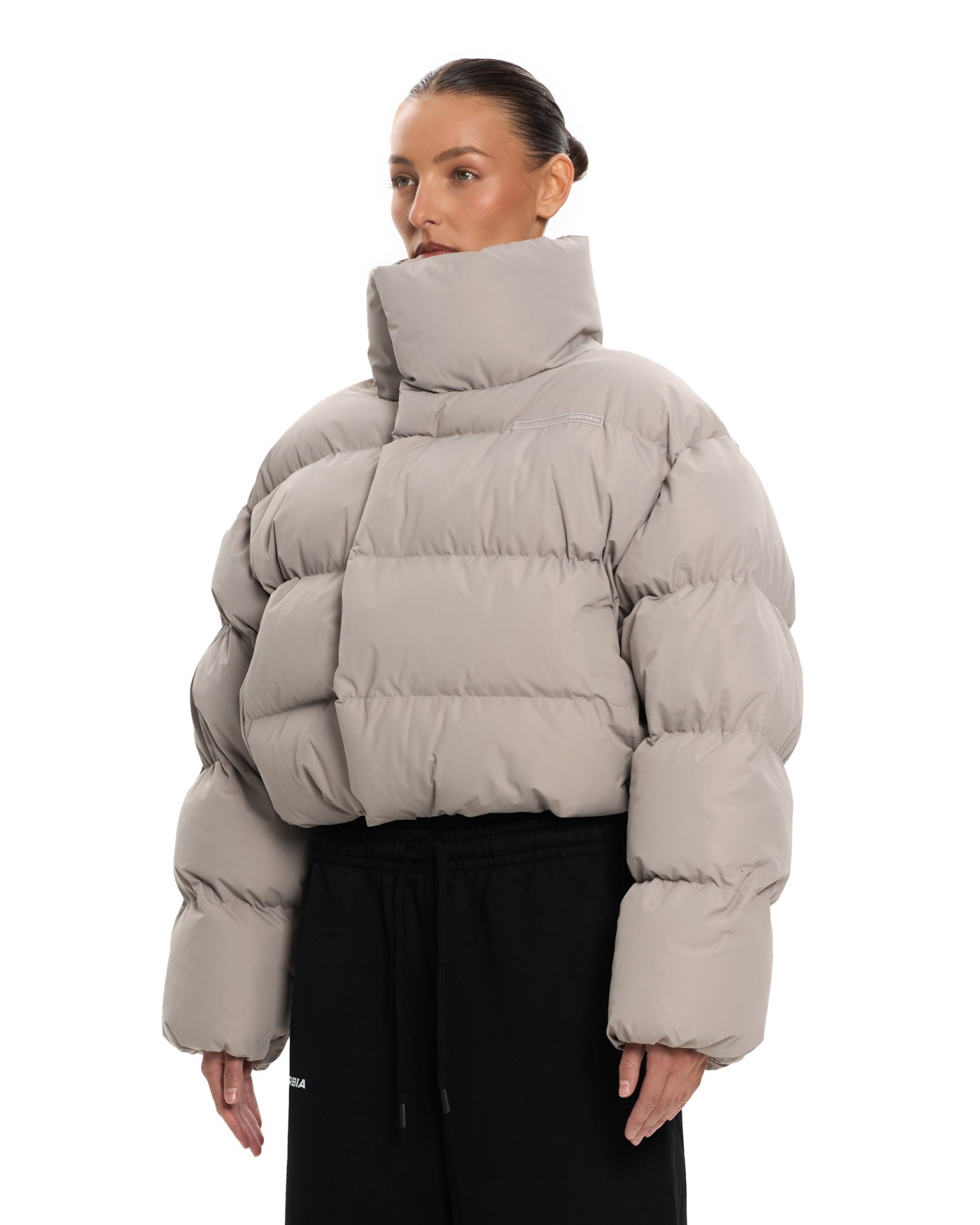 Пуховик ANG mini Taupe