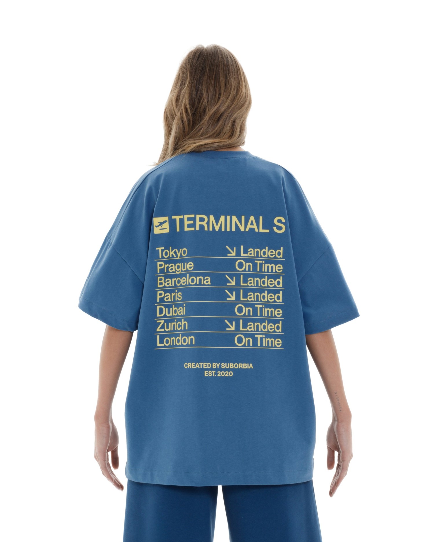 Футболка CITIES TERMINAL S `25 Blue