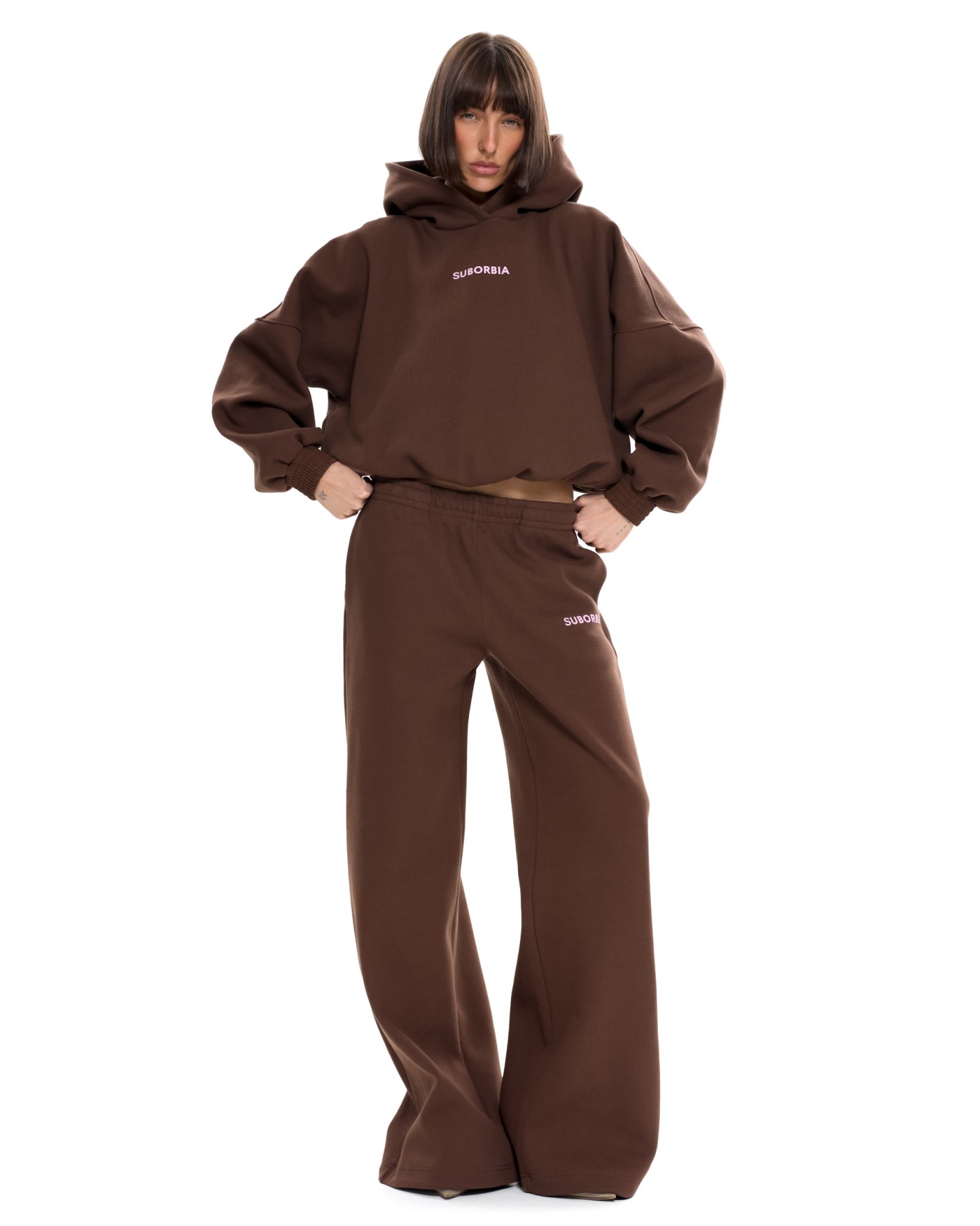 Костюм STAPLE Коричневый-Розовый