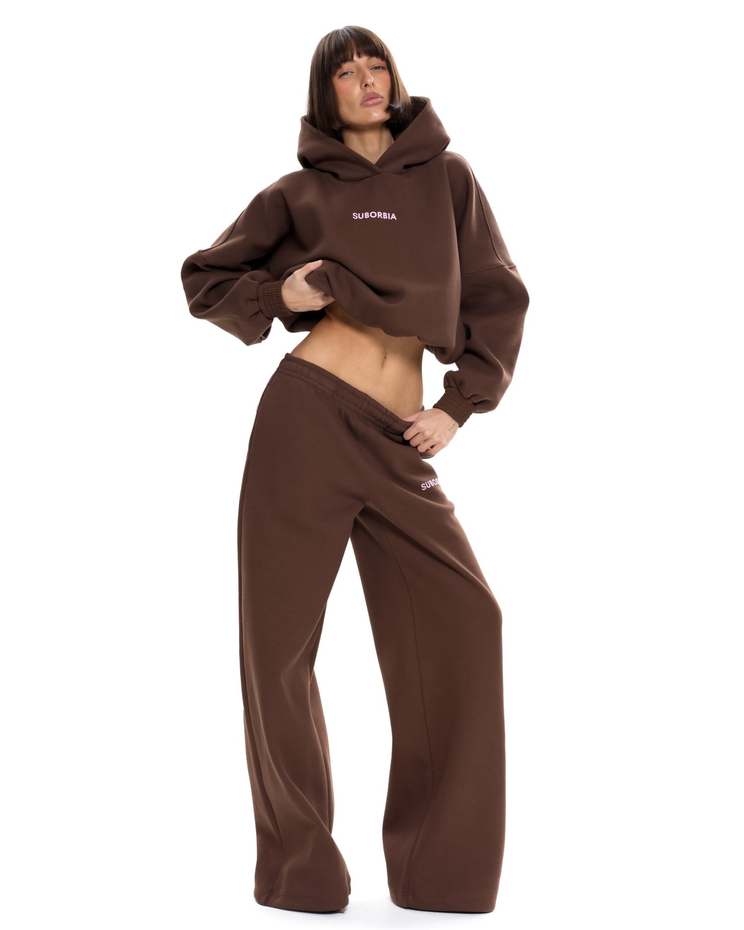 Костюм STAPLE Коричневый-Розовый