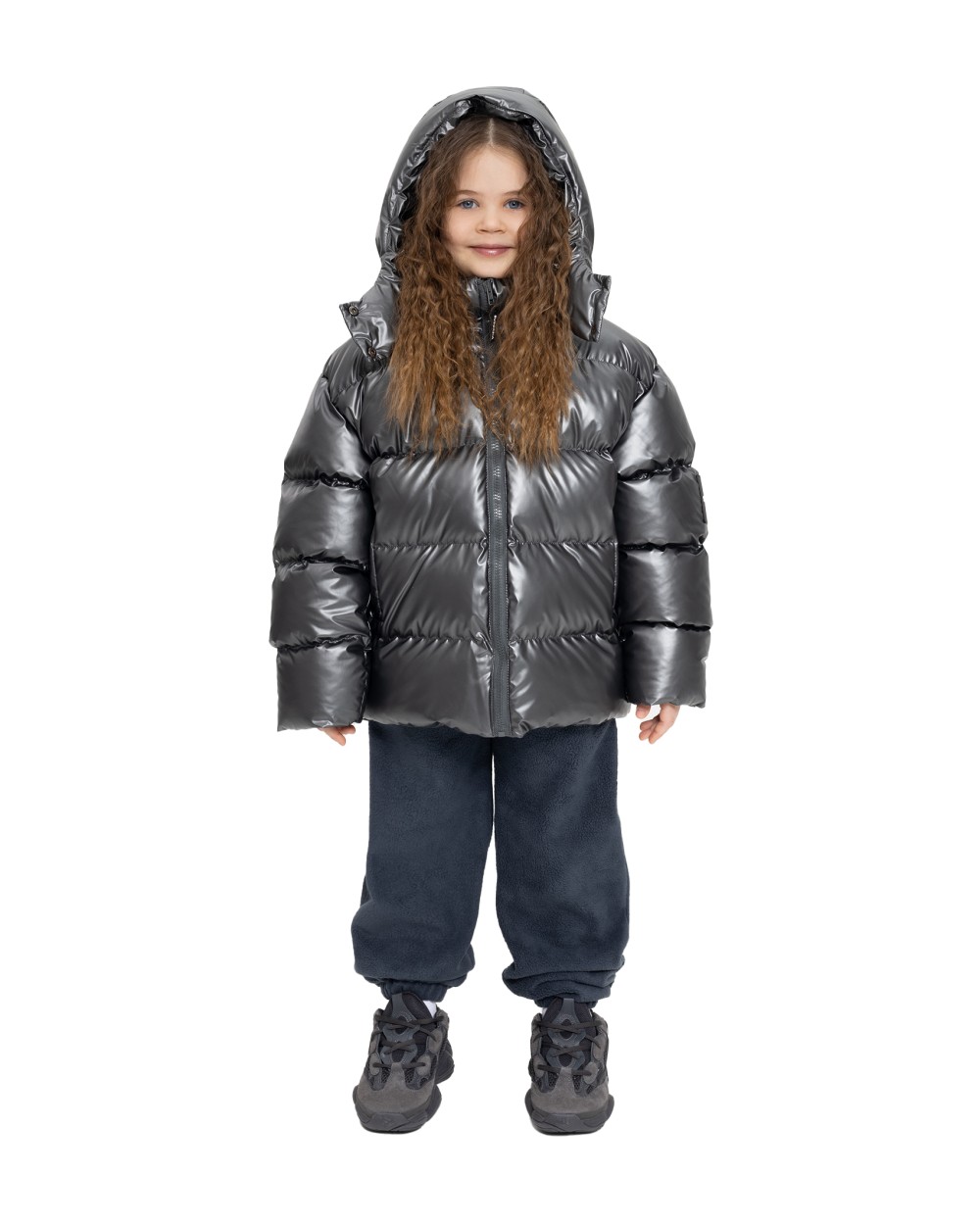 Пуховик SPACE kids Graphite