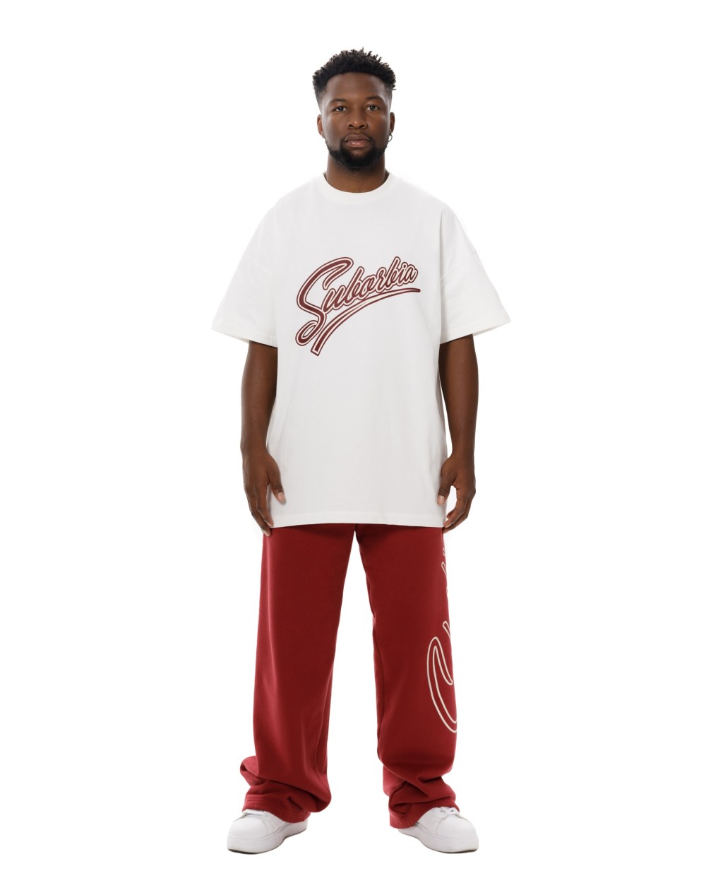 Брюки палаццо College MEN Burgundy