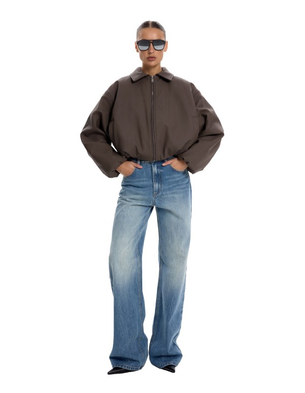 Бомбер GROW Brown