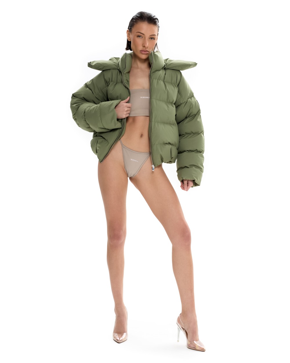 Пуховик FABULOUS Khaki