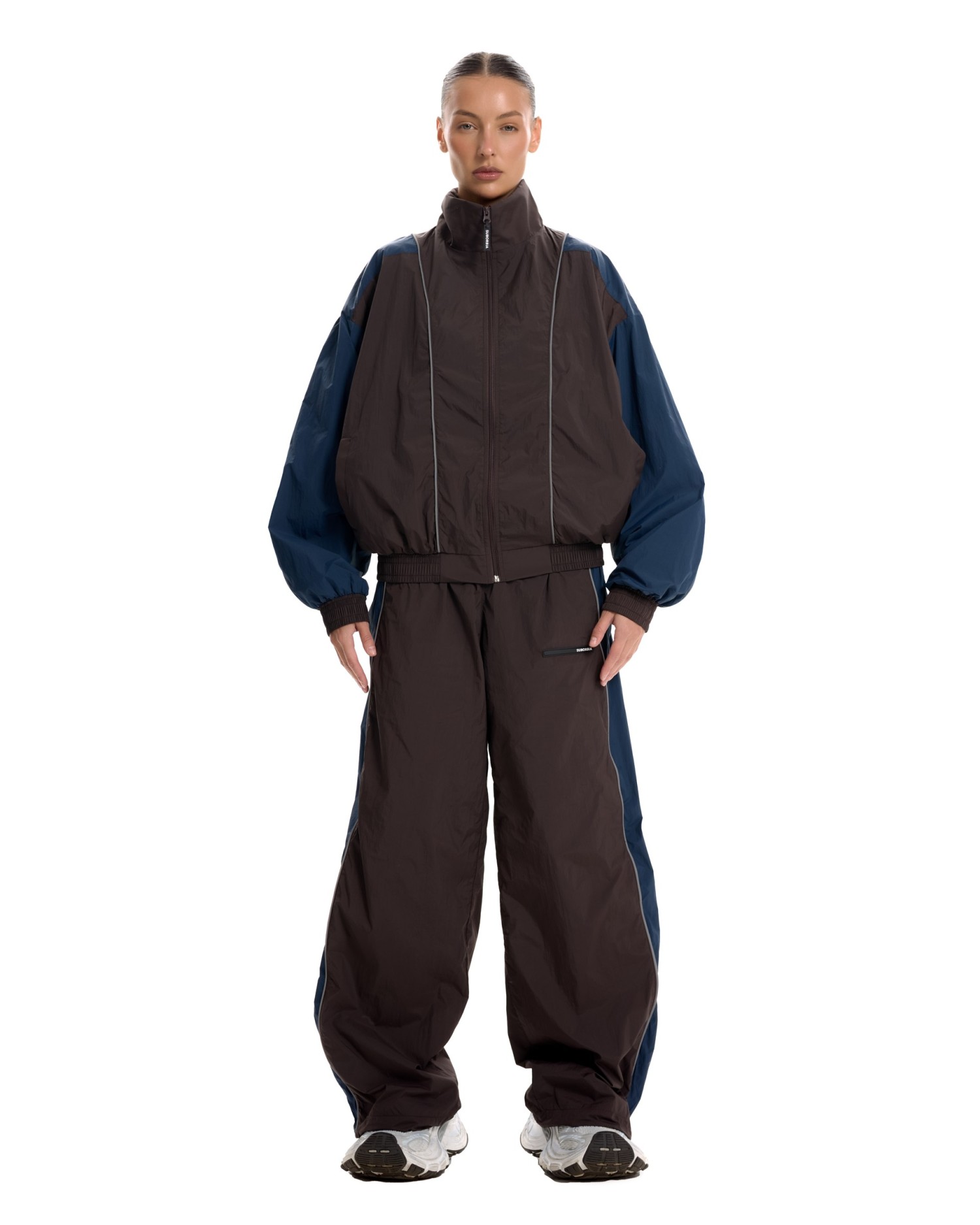 Костюм #404 Brown-Blue