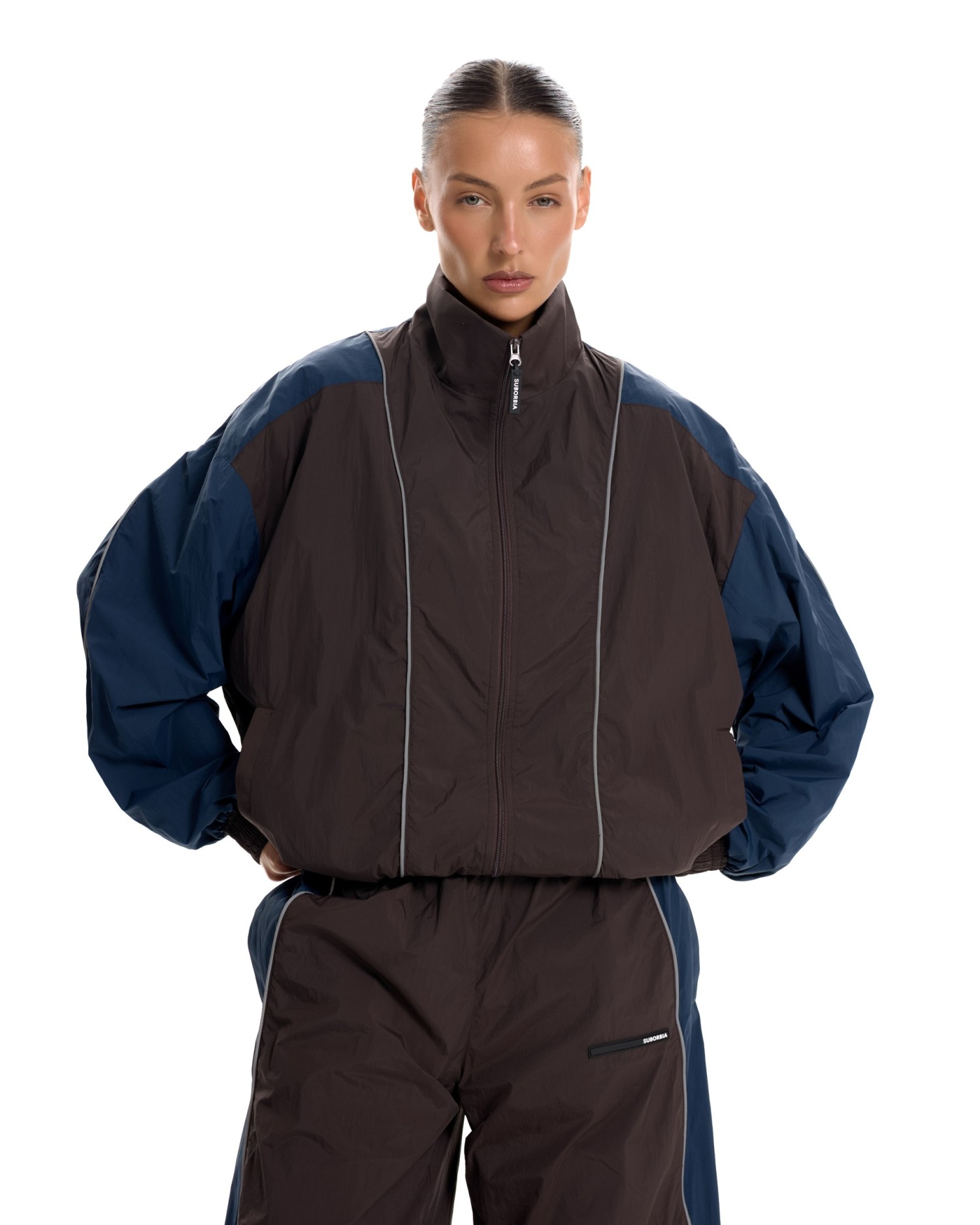 Костюм #404 Brown-Blue