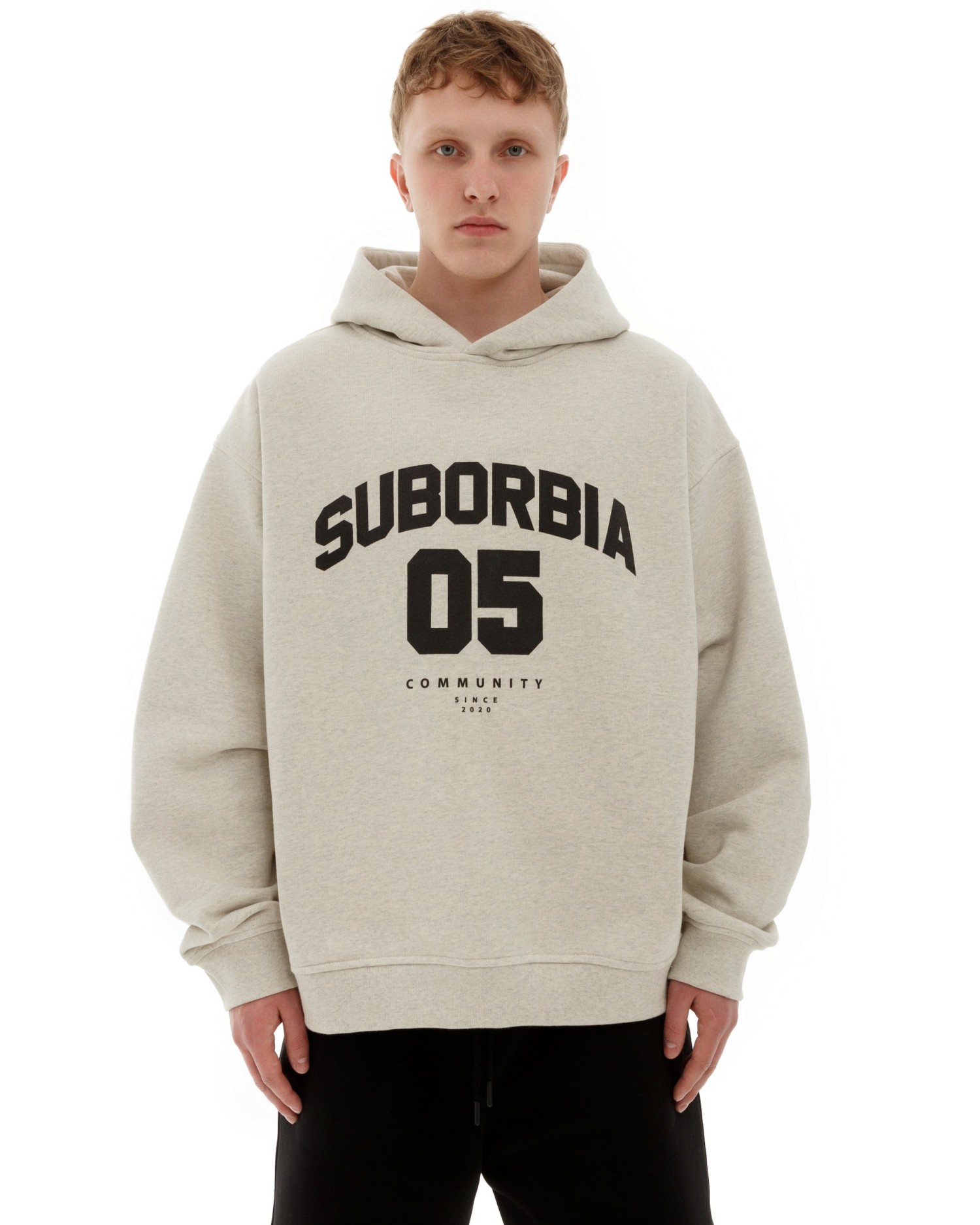 Худи 05 MEN Grey melange