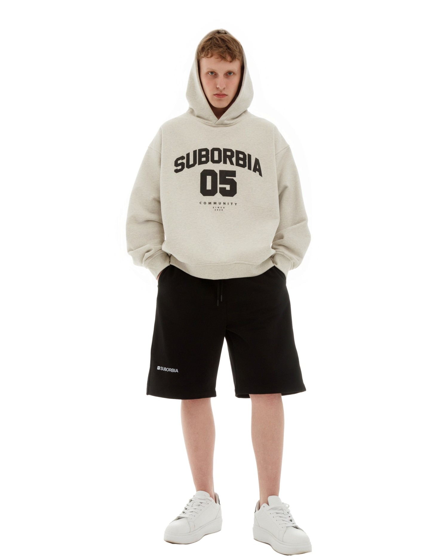 Худи 05 MEN Grey melange