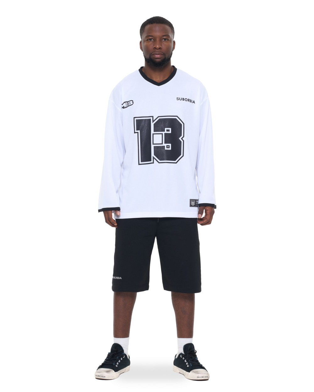 Лонгслив MEDIA BASKET MEN White