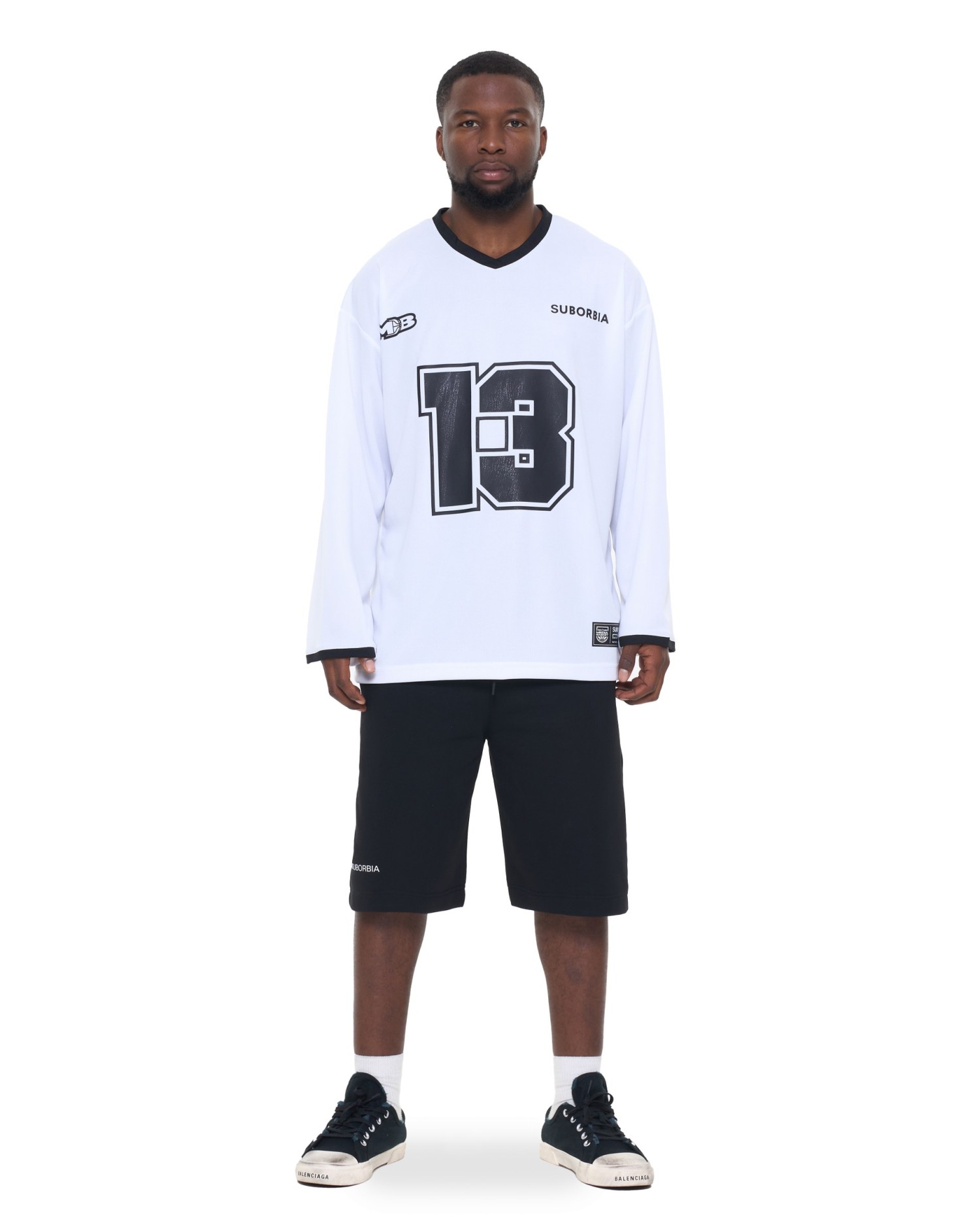 Лонгслив MEDIA BASKET MEN White