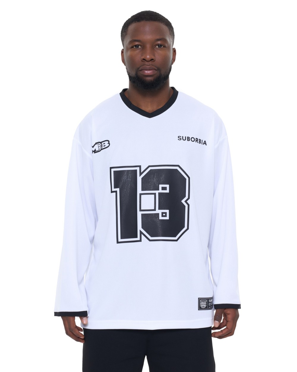 Лонгслив MEDIA BASKET MEN White