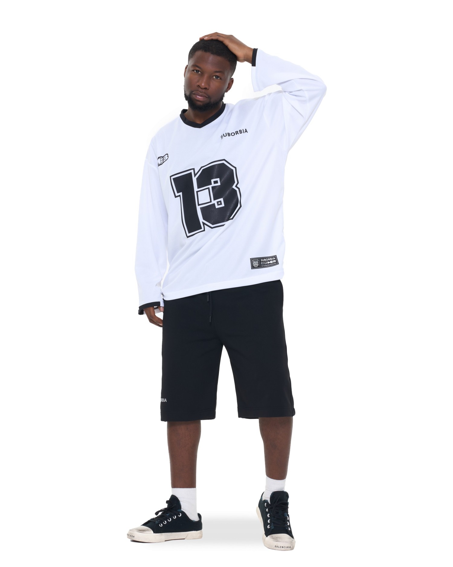 Лонгслив MEDIA BASKET MEN White