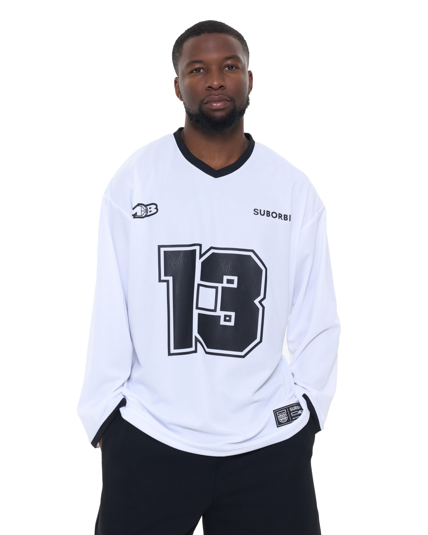 Лонгслив MEDIA BASKET MEN White