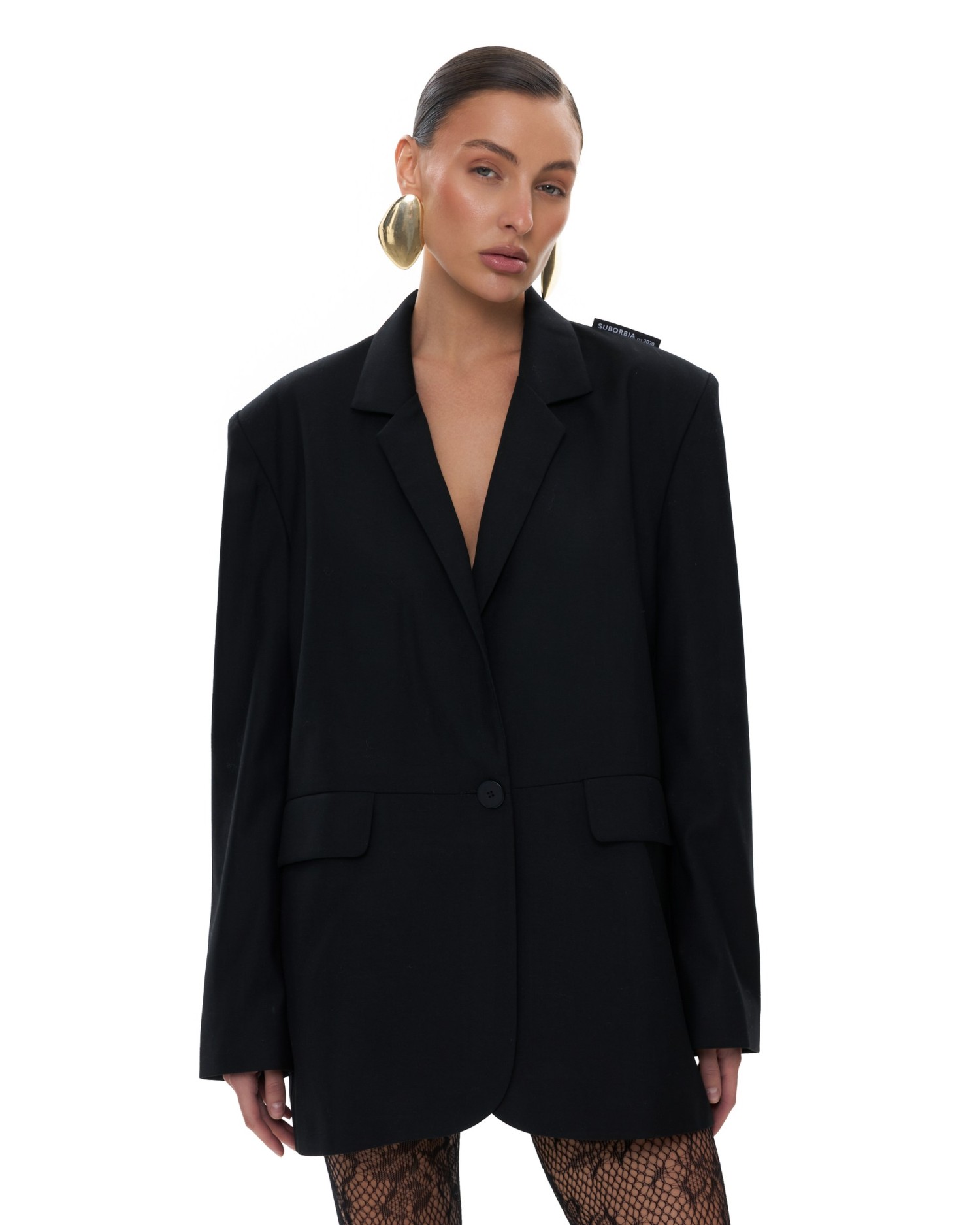 Пиджак прямой S.L.A Black