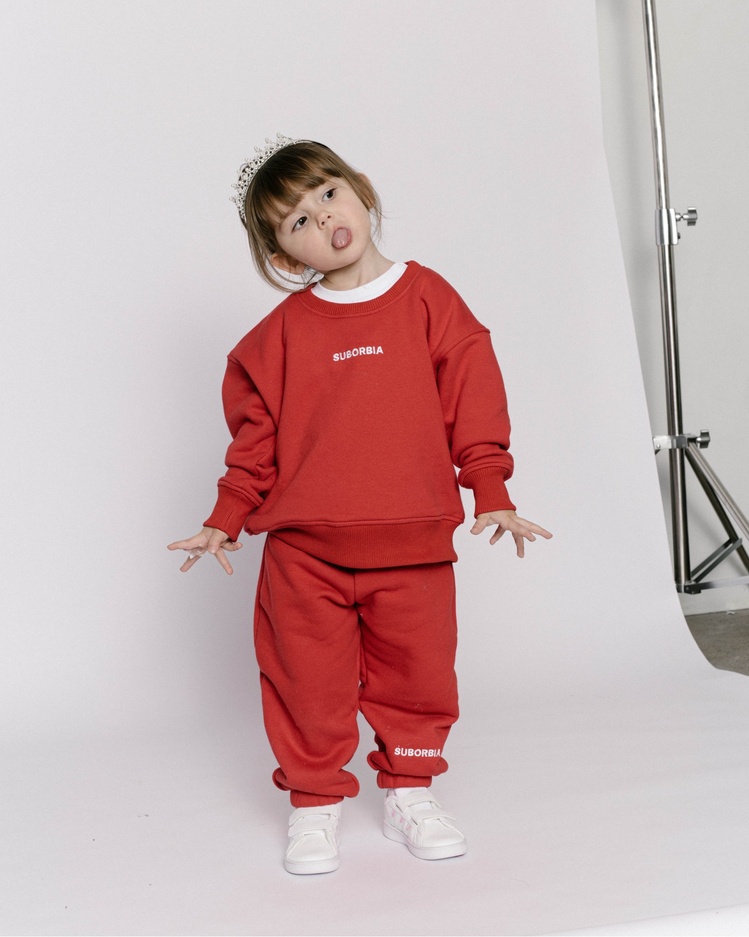 Костюм GATE BASIC 01 kids со свитшотом Red