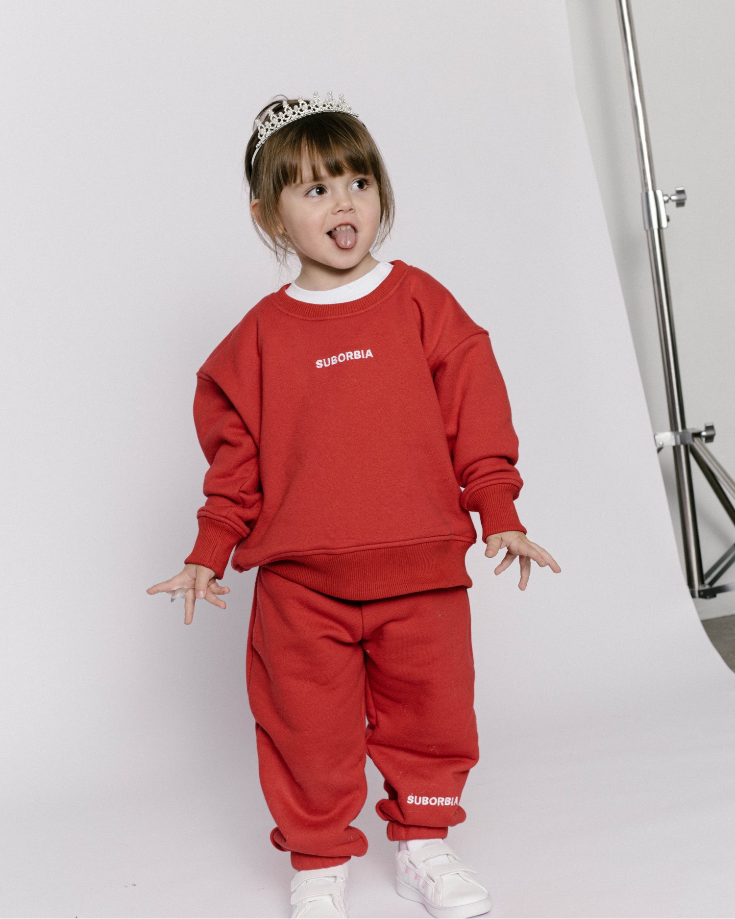 Костюм GATE BASIC 01 kids со свитшотом Red