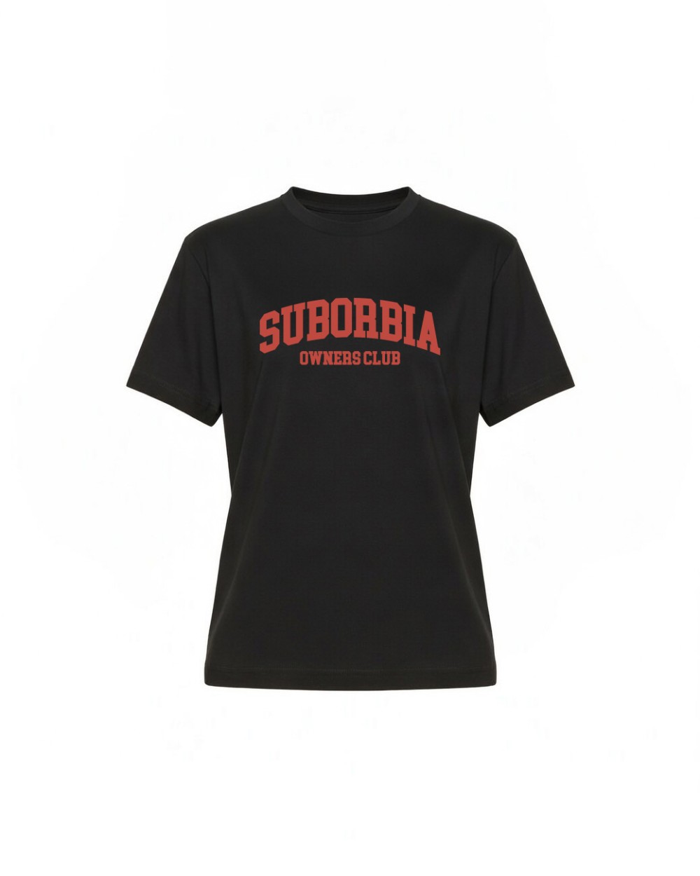 Футболка crop OWNERS CLUB Black - Red