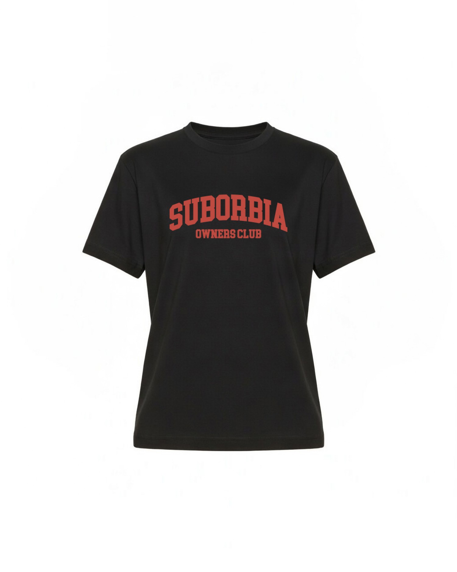 Футболка crop OWNERS CLUB Black - Red