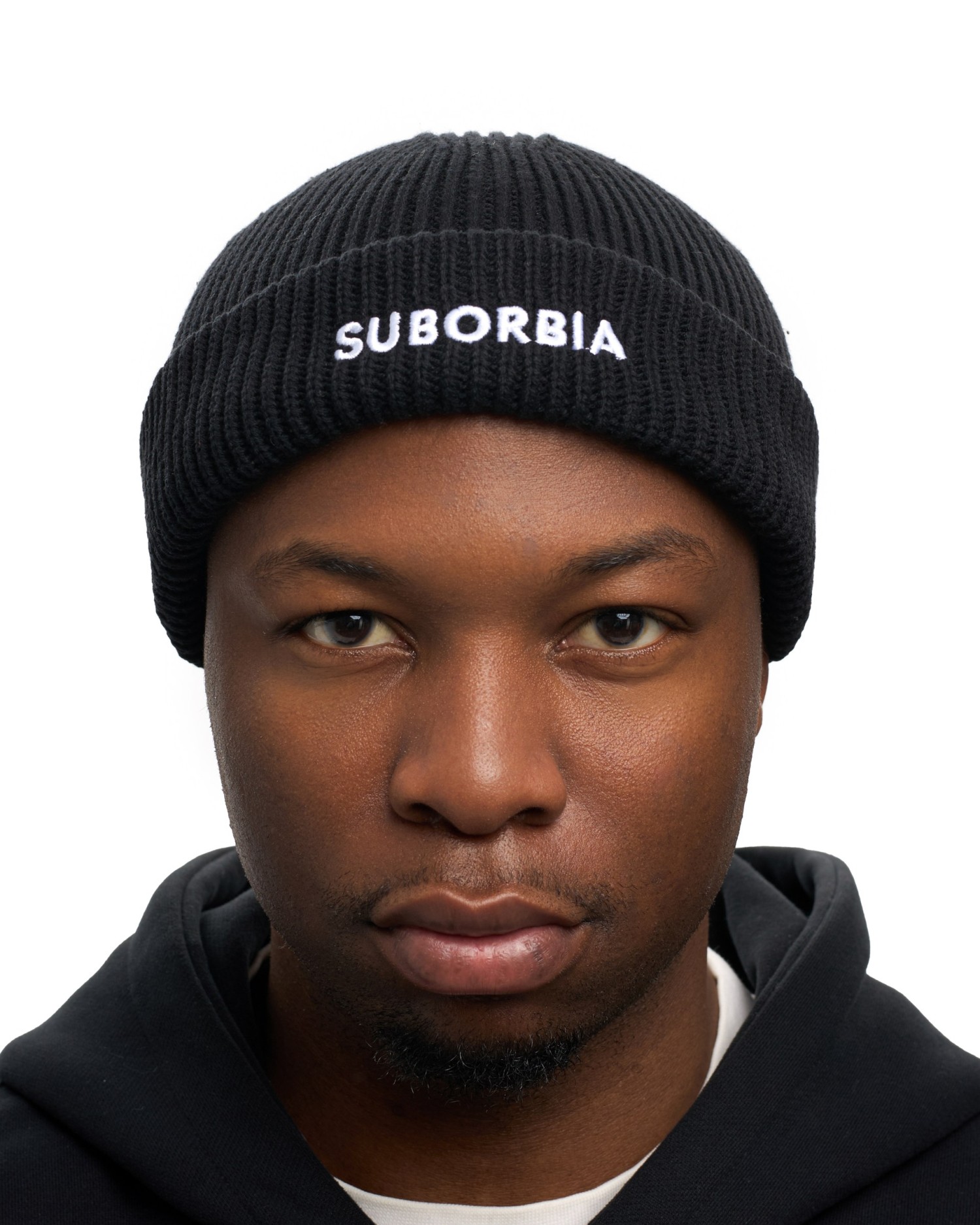 Шапка бини SUBORBIA Name MEN Black