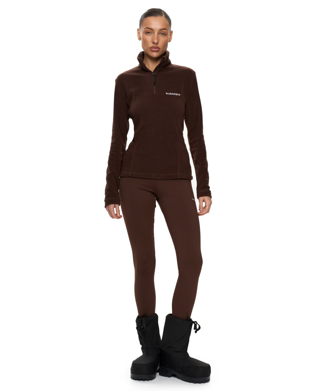 Анорак из флиса APRES SKI Brown