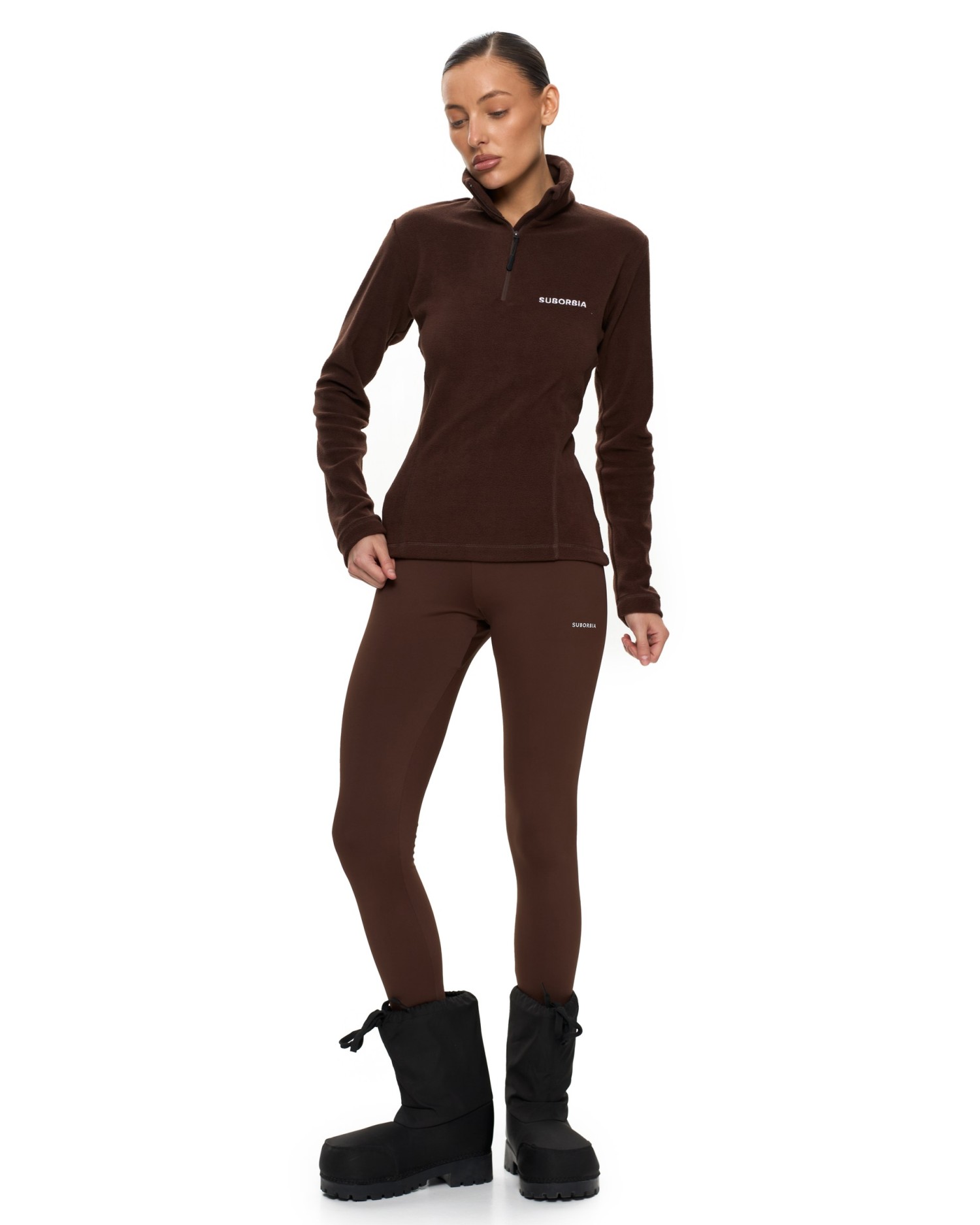 Анорак из флиса APRES SKI Brown