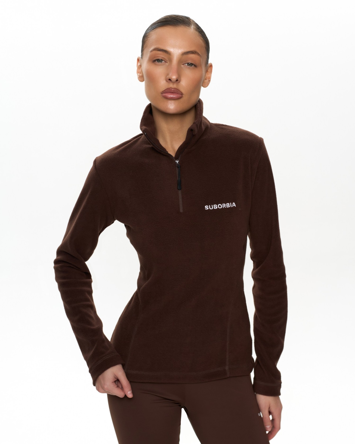 Анорак из флиса APRES SKI Brown