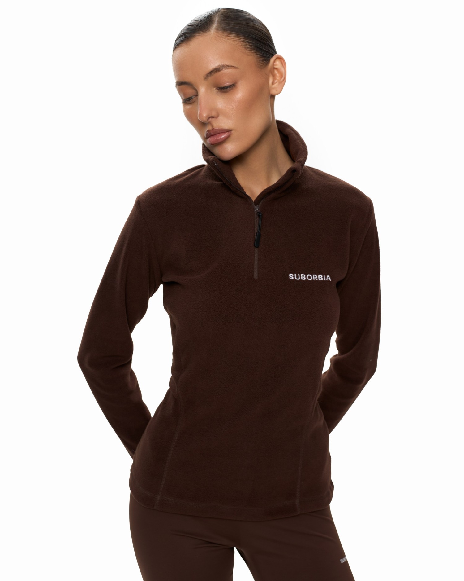 Анорак из флиса APRES SKI Brown