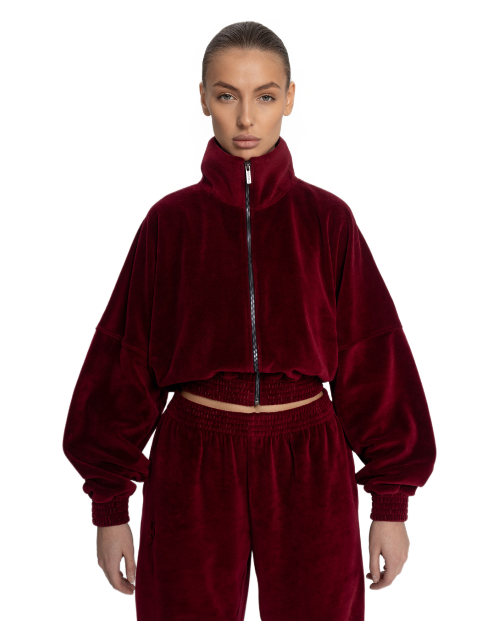 Велюр - костюм ROW без капюшона (Burgundy)