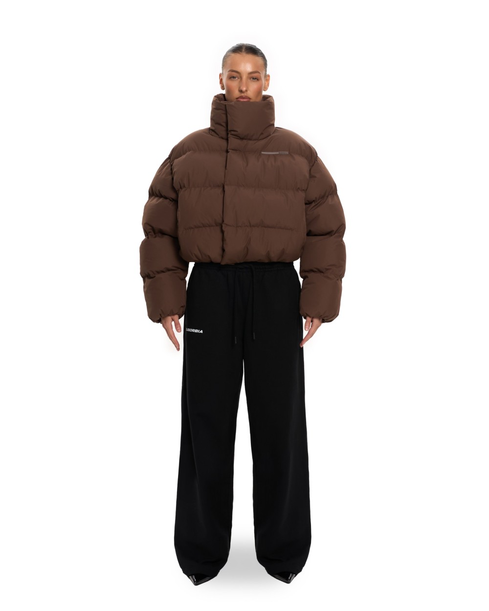 Пуховик ANG mini Brown