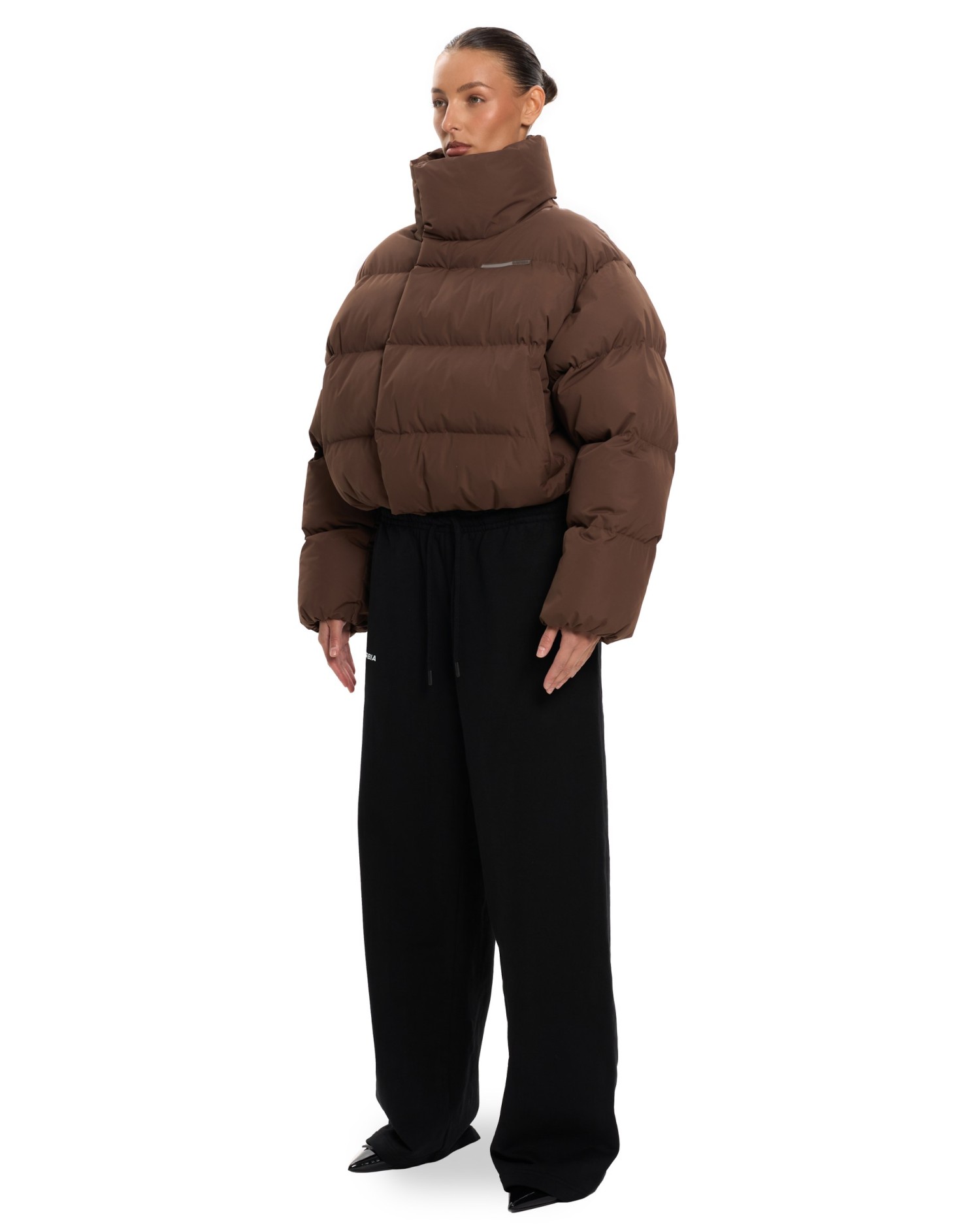 Пуховик ANG mini Brown