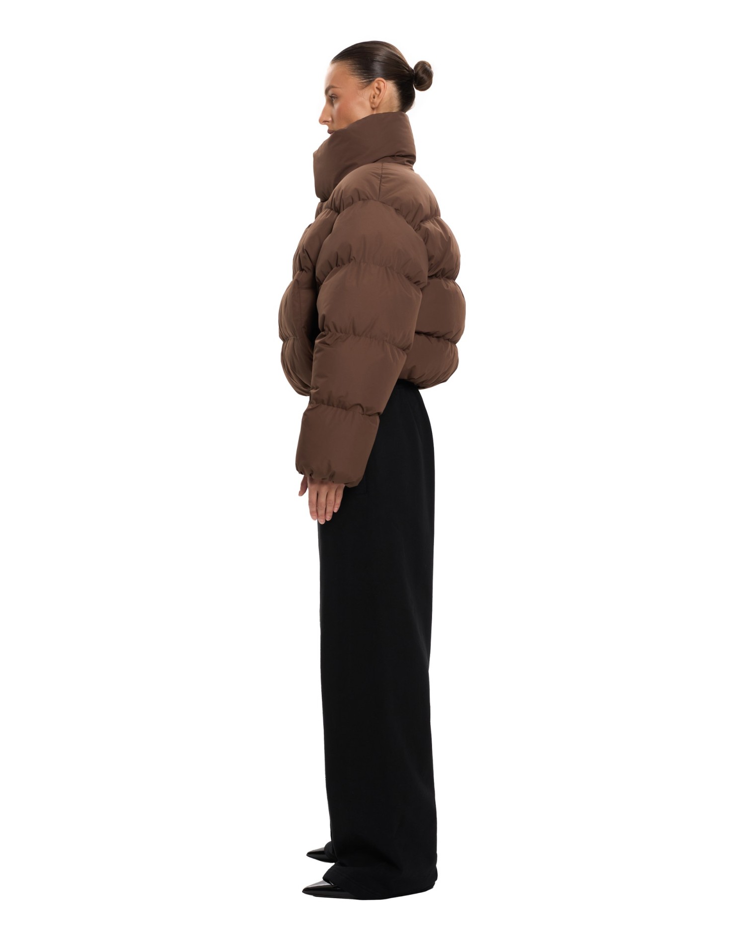 Пуховик ANG mini Brown