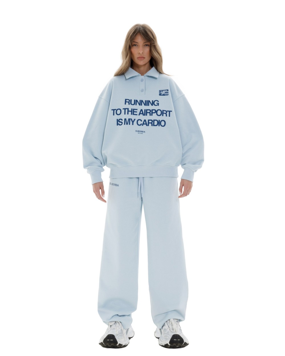 Свитшот-поло TERMINAL S `25 Light blue