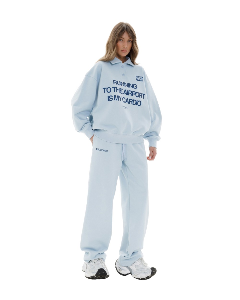 Свитшот-поло TERMINAL S `25 Light blue
