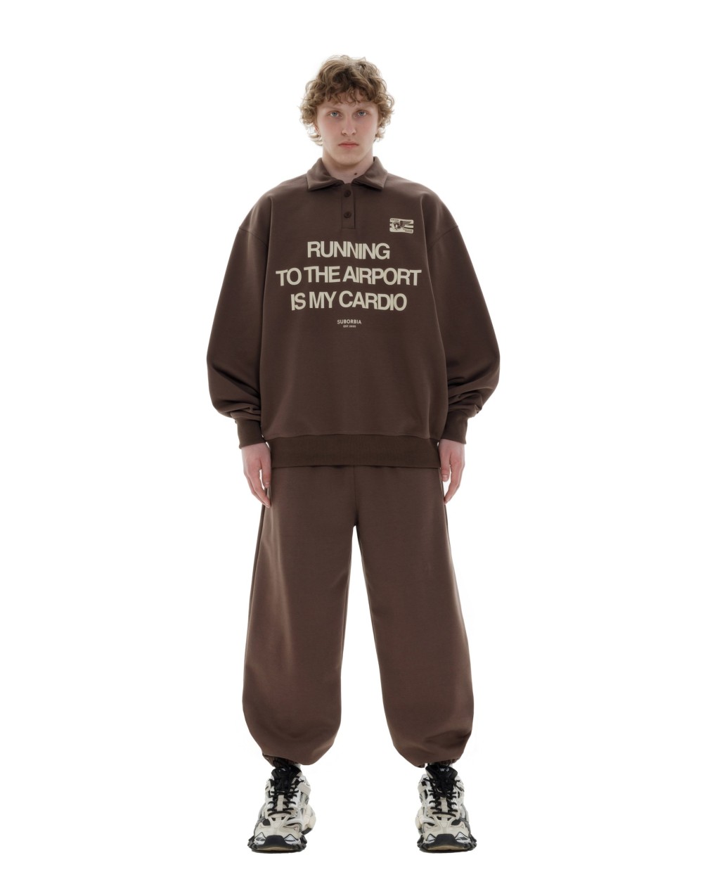 Свитшот-поло TERMINAL S `25 MEN Brown