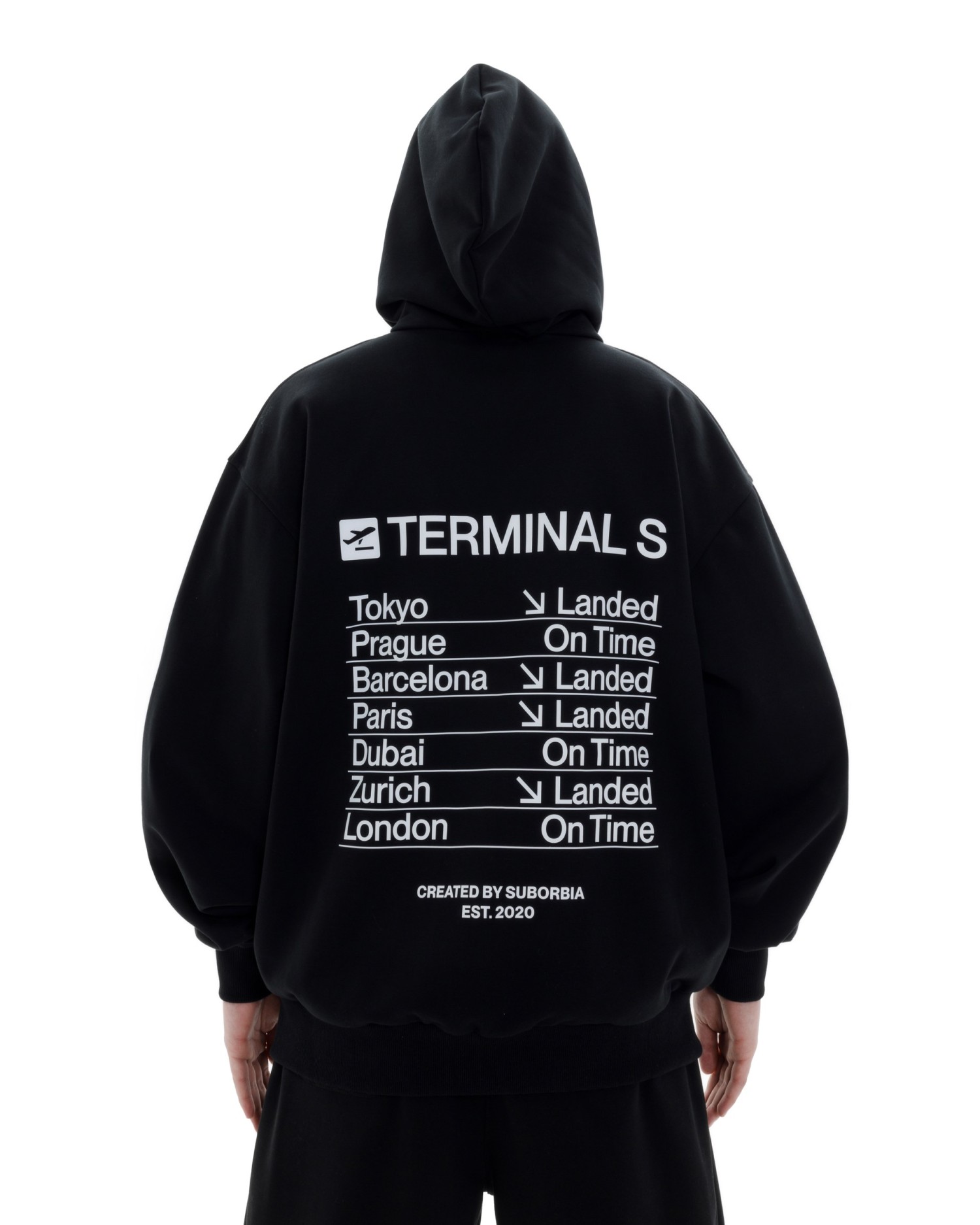 Худи ZIP TERMINAL S `25 MEN Black
