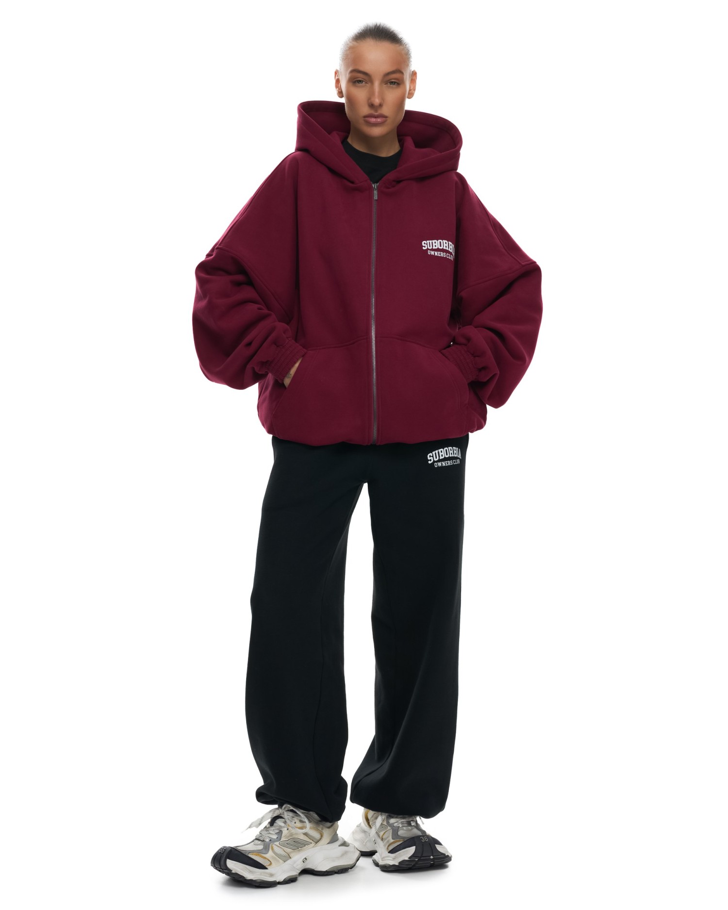 Худи ZIP OWNERS CLUB Burgundy