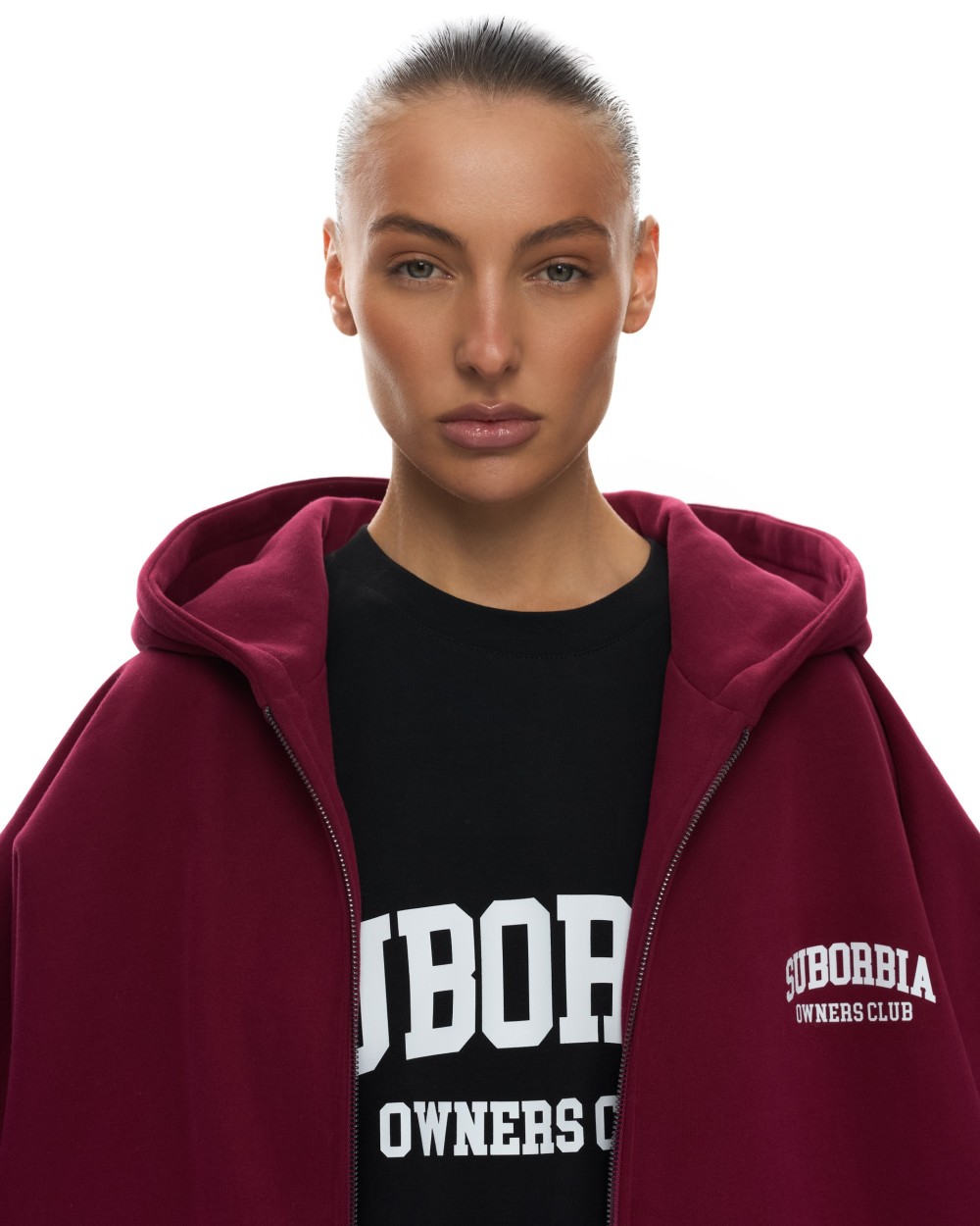 Худи ZIP OWNERS CLUB Burgundy