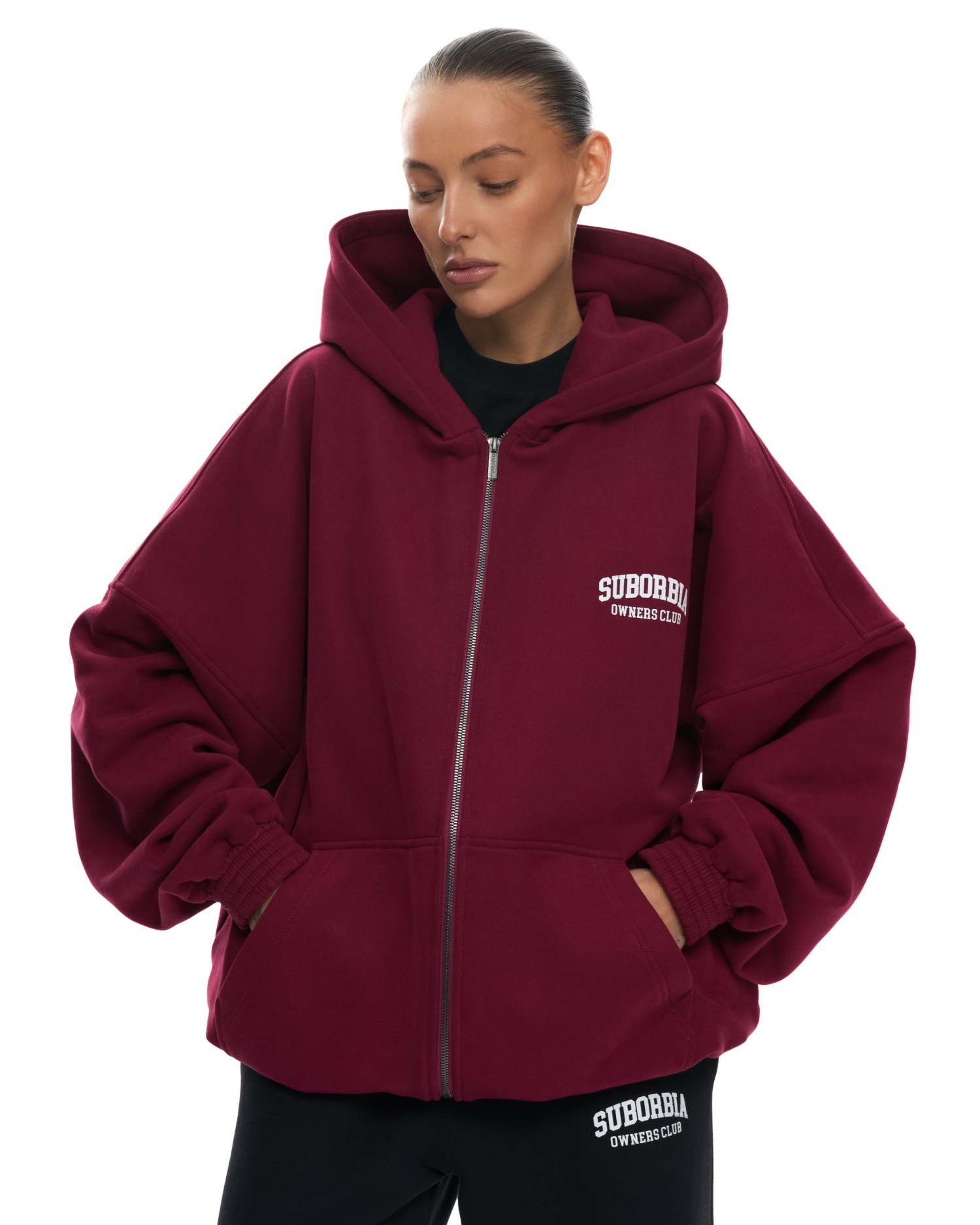 Худи ZIP OWNERS CLUB Burgundy