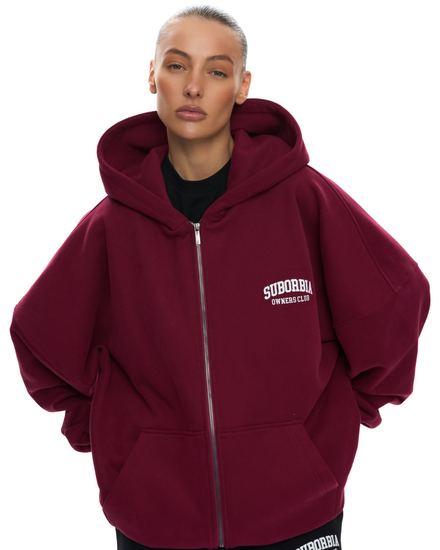 Худи ZIP OWNERS CLUB Burgundy