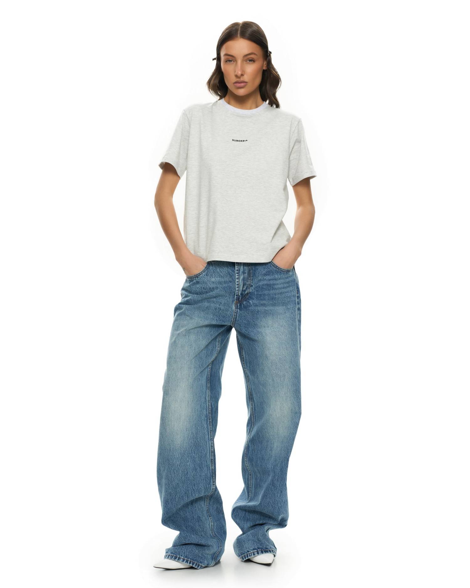 Футболка BASE Grey melange