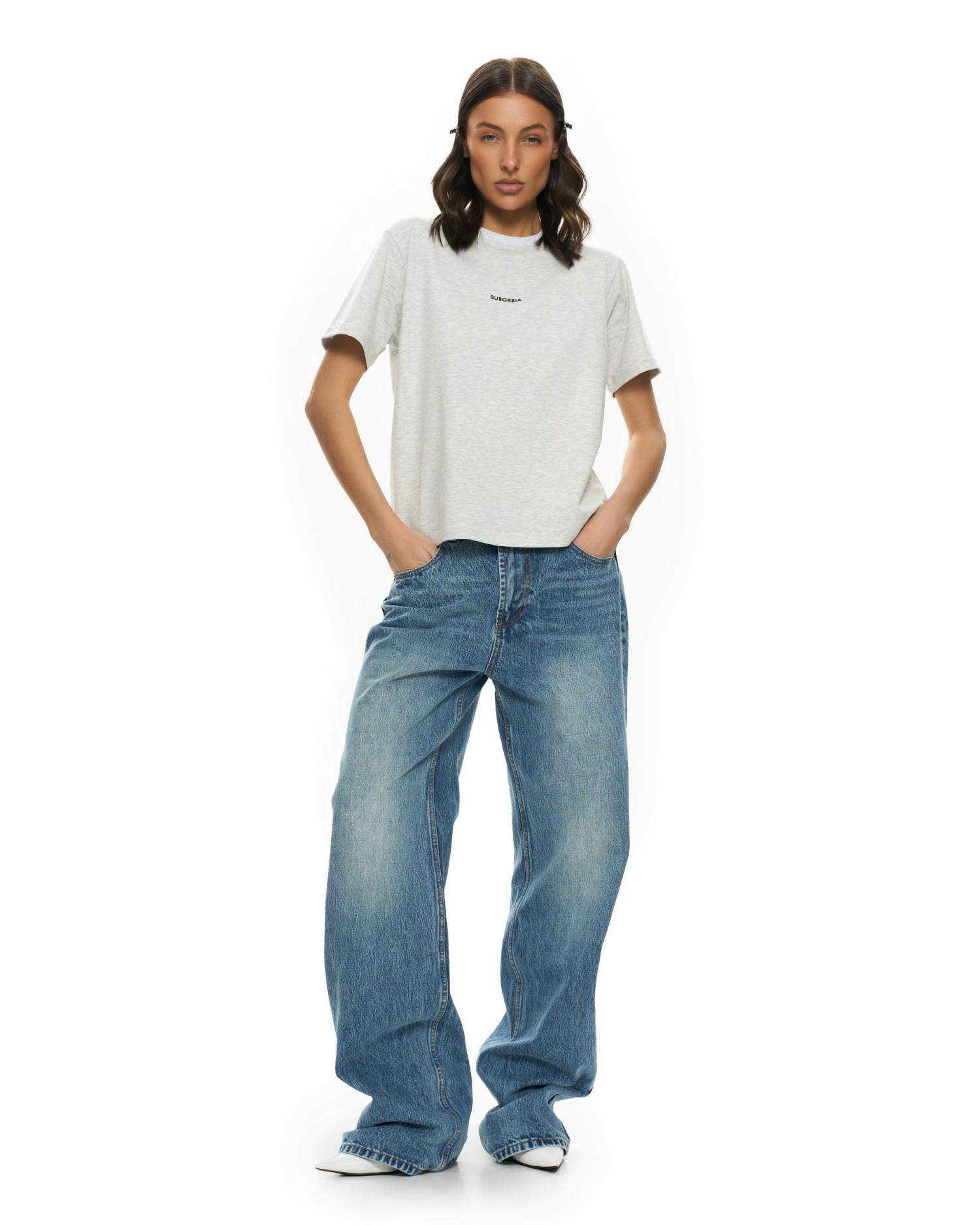 Футболка BASE Grey melange